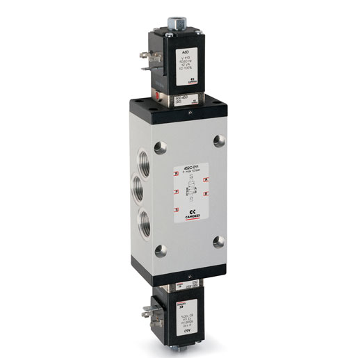 Válvula Neumática Camozzi 452C-011-22IL – Electroválvula 5/2 Vías Bistable